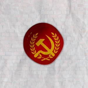 Aufkleber: Hammer & Sichel im Ehrenkranz