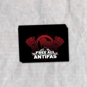 Aufkleber: Free All Antifas
